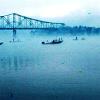 An old WVBF picture that was taken on the Ohio River at Ravenswood ramp area while waiting on the fog delay.