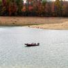 Summersville Lake at low water stage.