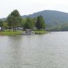 Bulltown campgrounds at Burnsville Lake / Little Kanawha River.